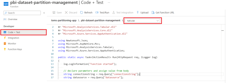 how to automate the management of custom partitions for power bi ...
