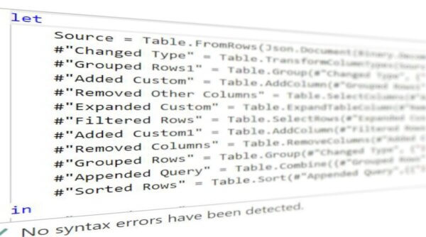 how to use power query’s advanced editor.